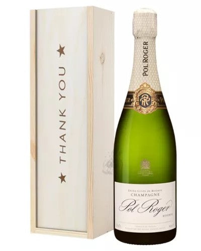 PolRogerChampagneThankYouGiftInWoodenBox