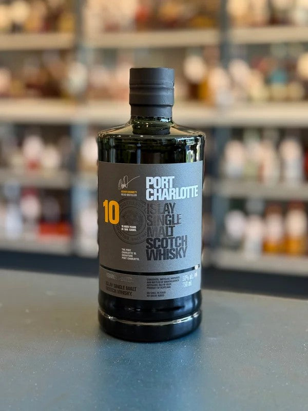 PORTCHARLOTTE10YRHEAVILYPEATEDSINGLEMALTSCOTCHWHISKY