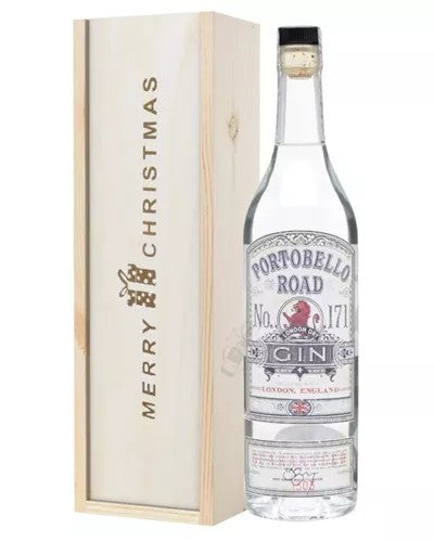 PortobelloRoadGinChristmasGiftInWoodenBox