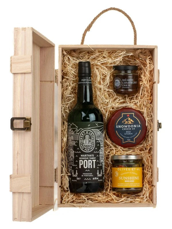 PortofLeithReserveTawnyPort,Olives,Cheese&ChutneyGiftBox