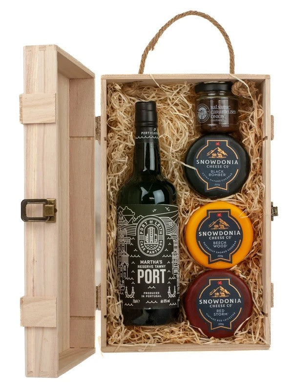 PortofLeithReserveTawnyPort,SnowdoniaCheese&ChutneyGiftBox
