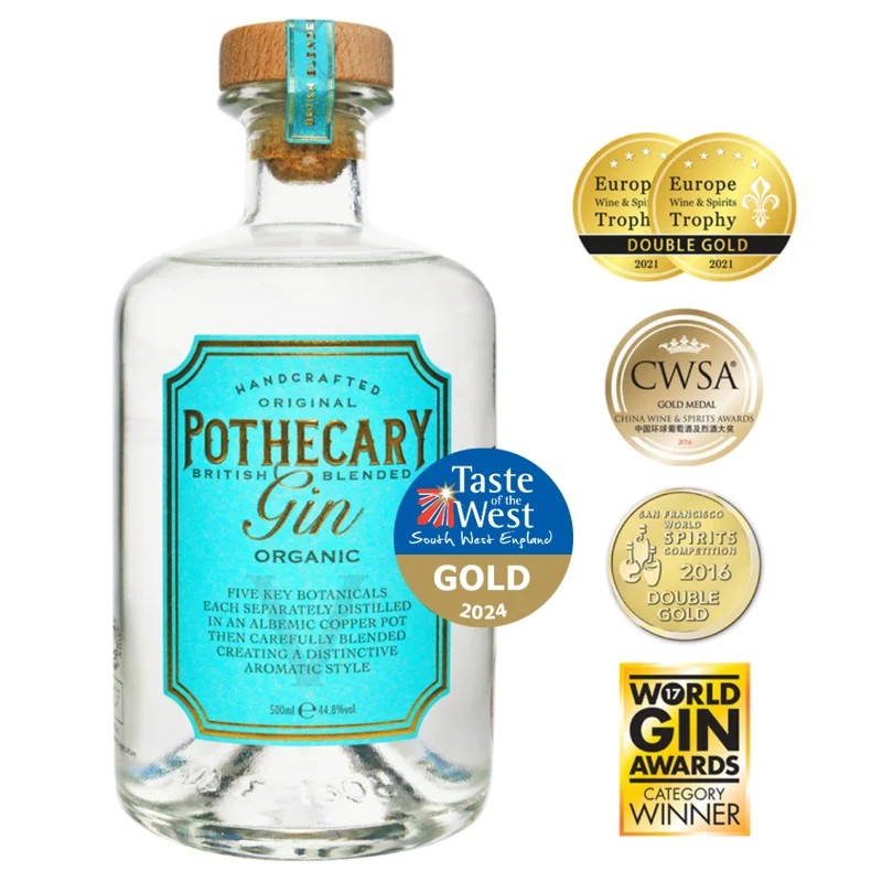 PothecaryGin‘Original’OrganicBritishBlendedGin