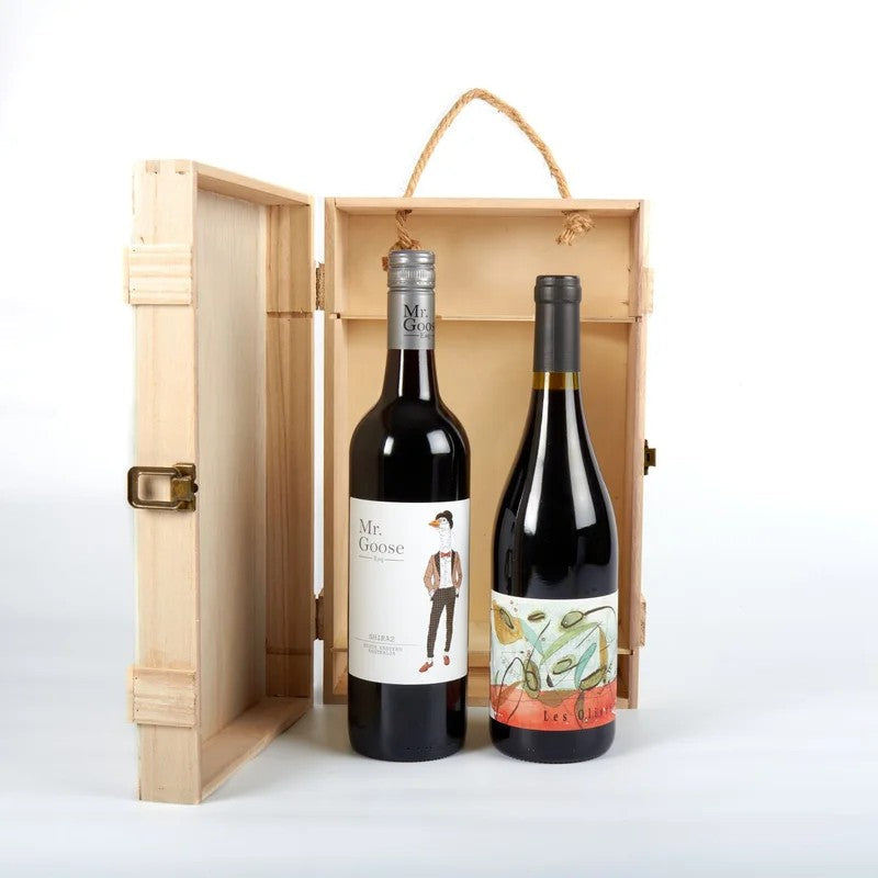 PremiumRedWineWoodenGiftBox