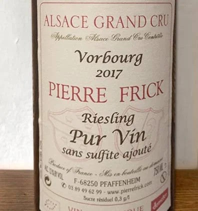 RieslingGrandCruVorbourg2019–PierreFrick