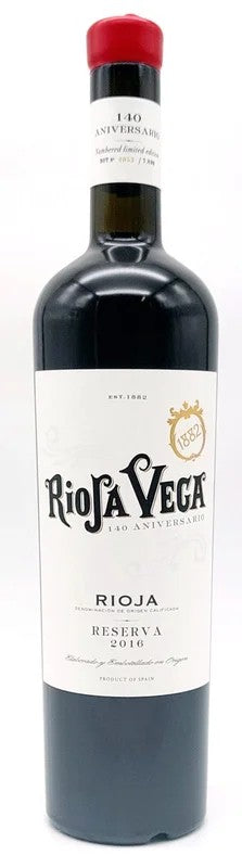 RIOJAVEGA140ANNIVERSARYRESERVA2016