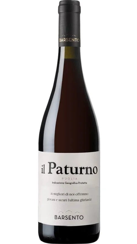 RossoPrimitivoinPurezzaIGPPuglia–IlPaturno–Barsento