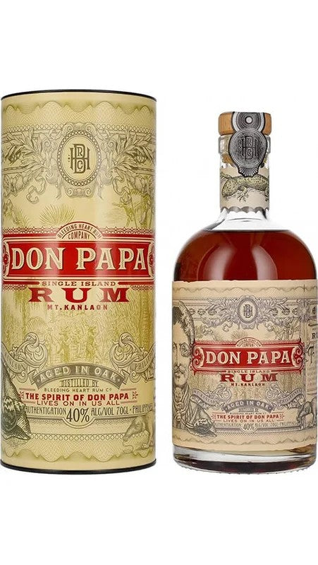 RumDonPapa7Anni70cl–Boxed