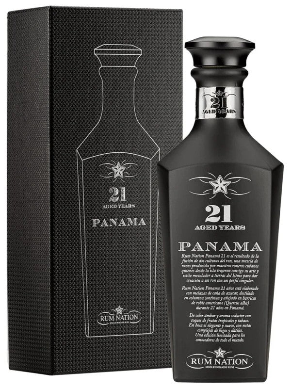 RumNation–Panama21YearsBlackDecanter70cl.43%