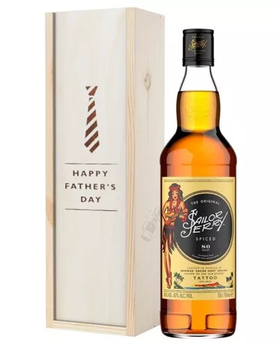 SailorJerryRumFathersDayGiftInWoodenBox