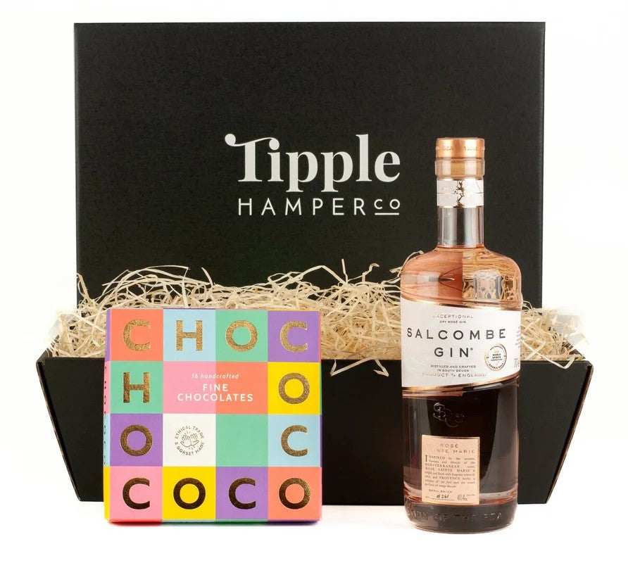 SalcombeGinRoseSainteMarie&ChocolateHamper–41.4%ABV