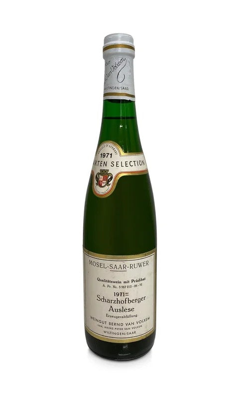 ScharzhofbergerRieslingAusleseBerndVanVolxem1971