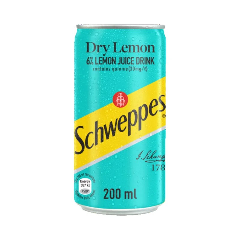 Schweppes200mlCanDryLemon
