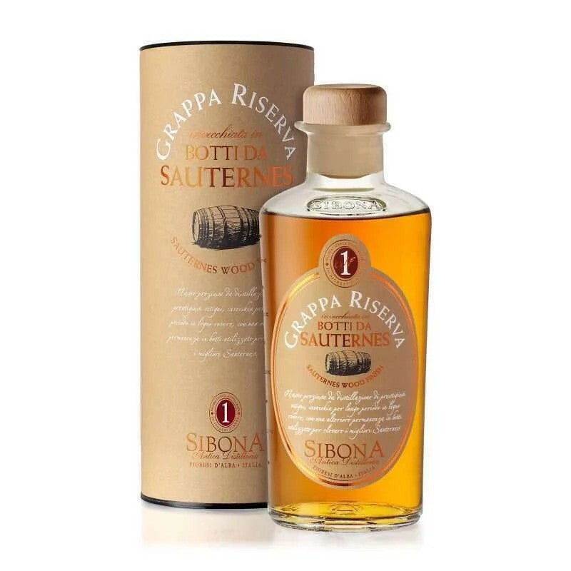 SibonaGrappaRiservaSauternesbarrels(0.5L,44%Vol.)
