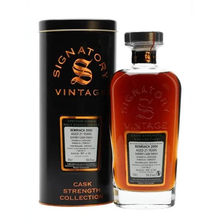 SignatoryVintageBenriach21yo59.2%(70cl)