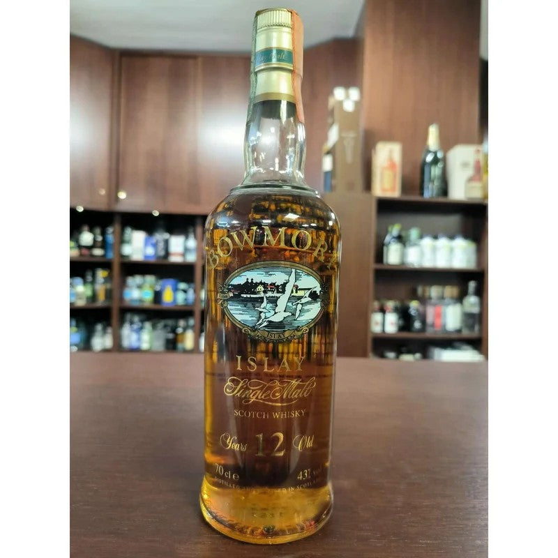 SingleMaltWhiskeyBowmore12YearsOldEdition(70CL,43.0%Vol.)–Screenprintedbottle