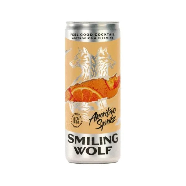 SmilingWolfAlcoholFreeAperitivoSpritz–FunctionalBotanicalDrink0.0%