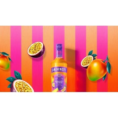 SmirnoffMango&PassionfruitTwistFlavouredVodka70cl(37.5%ABV)