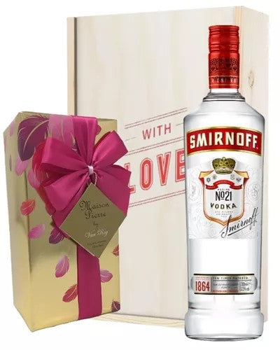 SmirnoffRedLabelVodkaandChocolatesValentinesGift