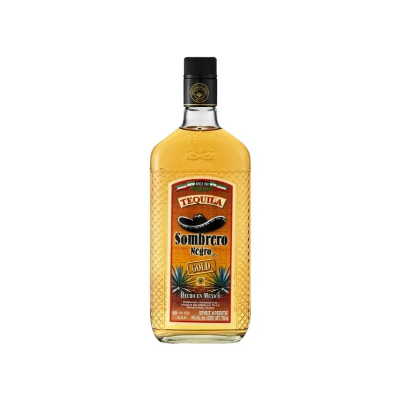 SombreroNegroTequila750mlGold