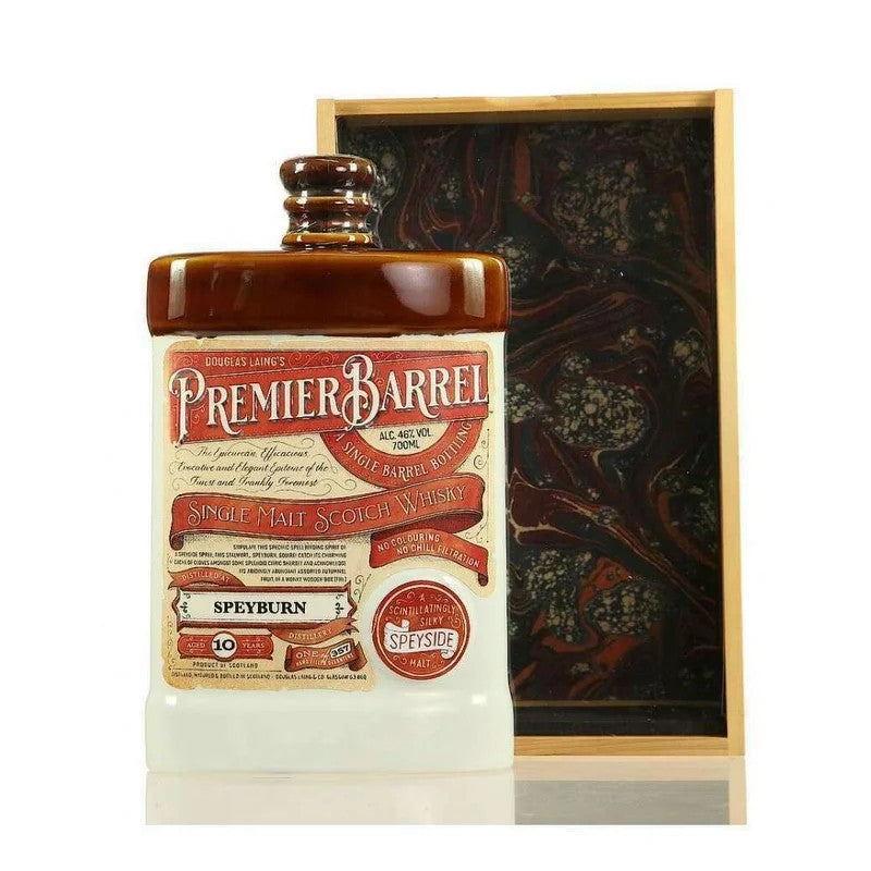 SpeyburnWhiskey10yoSingleCaskPremierBarrel46%volDouglasLaing’s