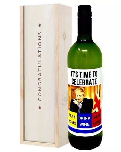 StayatHomeandDrinkWineCongratulationsWhiteWineGift