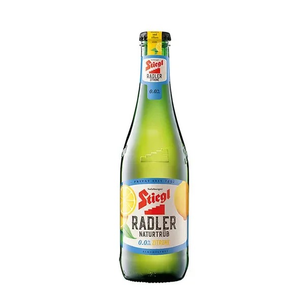 StieglRadlerZitrone0.0%–AlcoholFreeLemonRadler