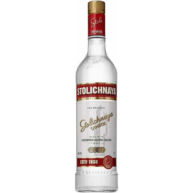 StolichnayaRedLabel40%ABV(70cl)