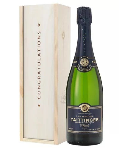TaittingerPreludeChampagneCongratulationsGiftInWoodenBox