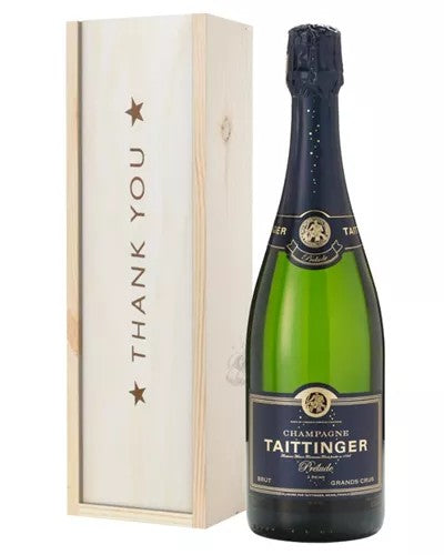 TaittingerPreludeChampagneThankYouGiftInWoodenBox