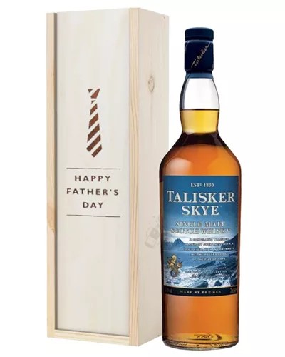 TaliskerSkyeSingleMaltWhiskyFathersDayGiftInWoodenBox