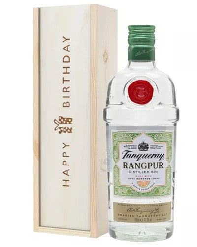 TanquerayRangpurGinBirthdayGiftInWoodenBox