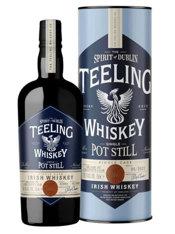 TeelingWhiskey–SinglePotStillSherryCask70cl.62,8%