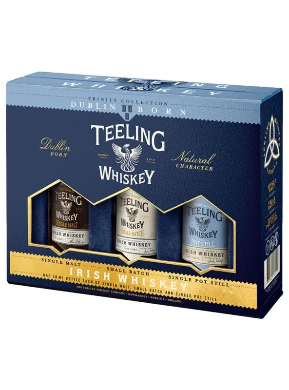 TeelingWhisky–DublinBornTrinityPack3×5cl.46%