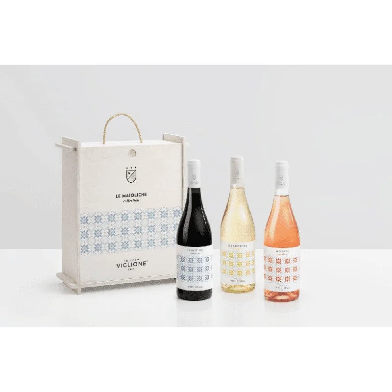 TenutaViglioneGiftBoxMajolicaLine3x75cl