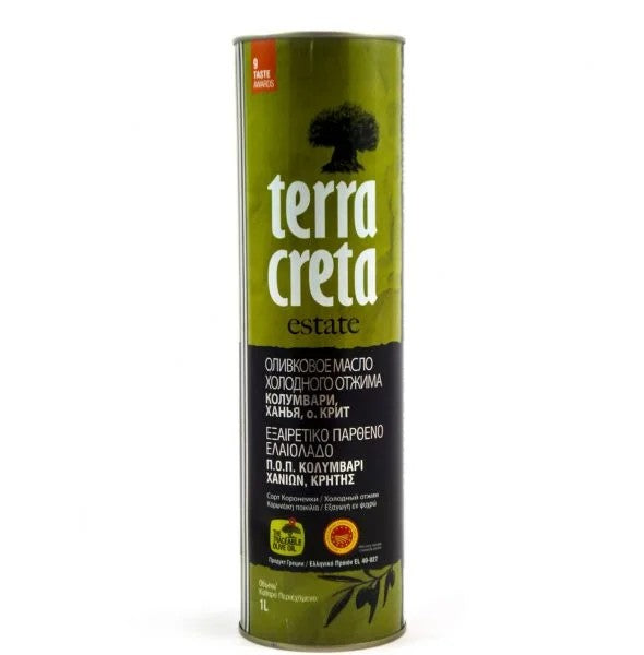 TerraCretaKolymvariP.D.OExtraVirginOliveOil1LitreTin