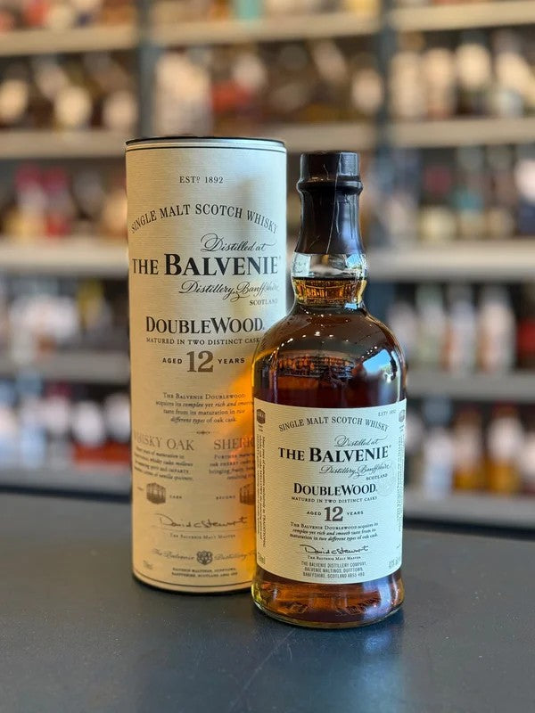 THEBALVENIE12YEARDOUBLEWOODSINGLEMALTSCOTCHWHISKY