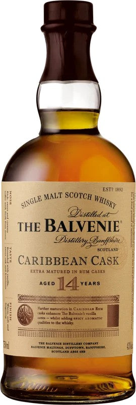 TheBalvenieCaribbeanCask14YearOldSingleMaltScotchWhisky(700mL)