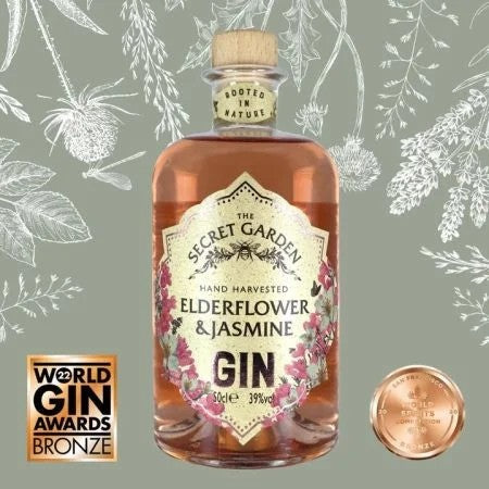 TheSecretGardenElderflower&JasmineGin50cl(39%ABV)