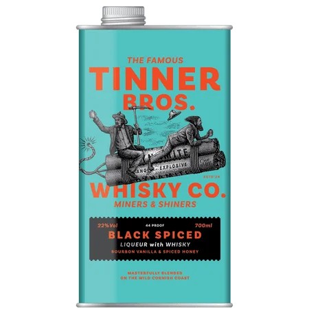 TinnerBros.BlackSpicedWhiskyLiqueur(70cl)22%