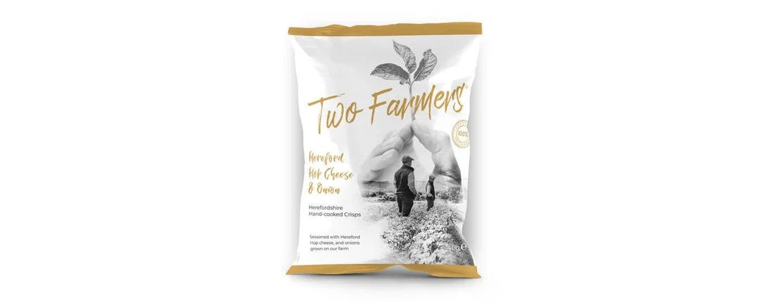 TwoFarmersHerefordHopCheese&OnionHand-CookedCrisps(40g)
