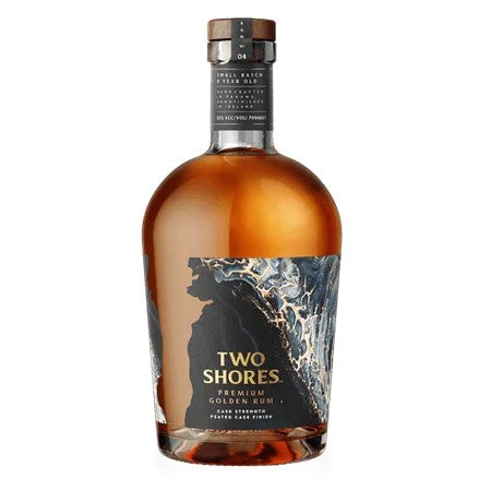 TwoShoresCaskStrengthPeatedCaskFinishRum70cl(65%ABV)