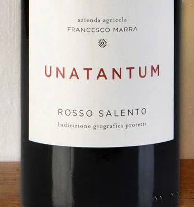UnaTantumNegroamaro2019RossoSalentoIgp–FrancescoMarra