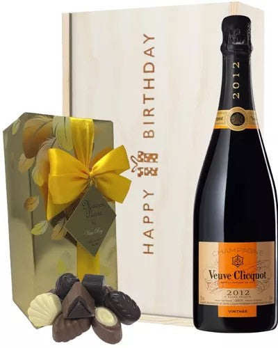 VeuveClicquotVintageChampagneandChocolatesBirthdayGiftBox