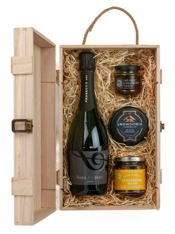VispoAllegroProsecco,Olives,Cheese&ChutneyGiftBox