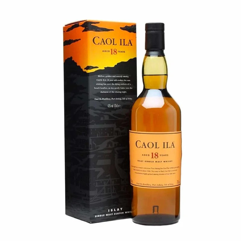 WhiskeyCaolIlaSingleMalt18YearOldCl70Case