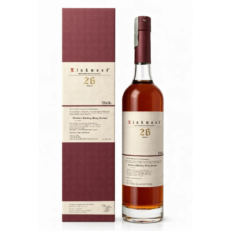 WhiskeyLINKWOOD26YEAROLD1981SweetRedWineCask(50CL,55.5%Vol.)