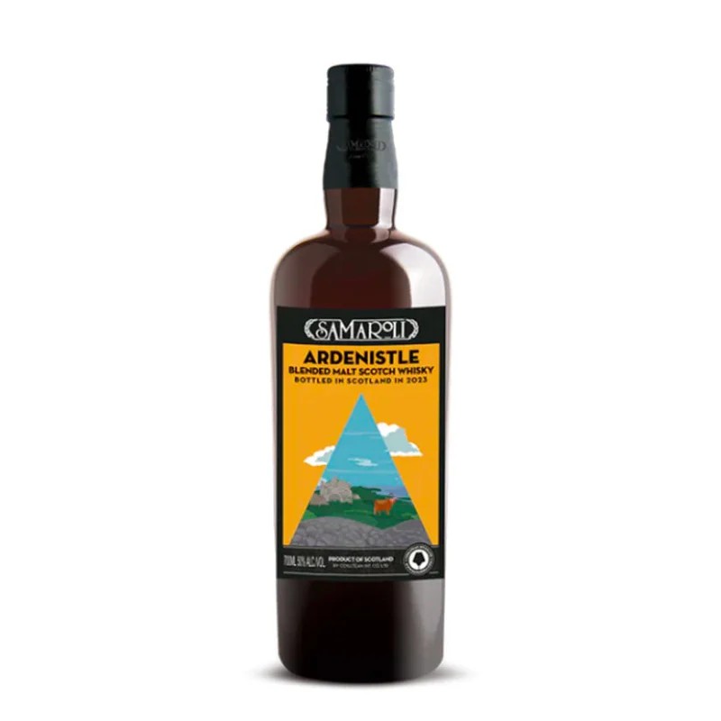 WhiskySamaroliArdenistleScotchBlendedMalt2023Cl70Astucciato