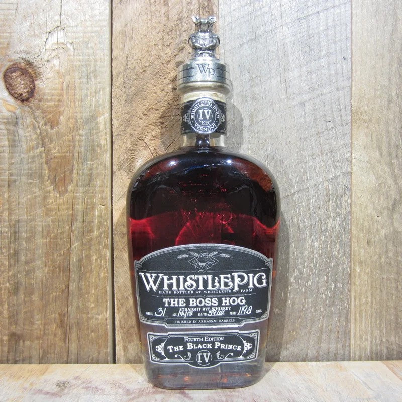 WHISTLEPIGTHEBOSSHOGIVBLACKPRINCESINGLEBARRELRYE14YR750ML