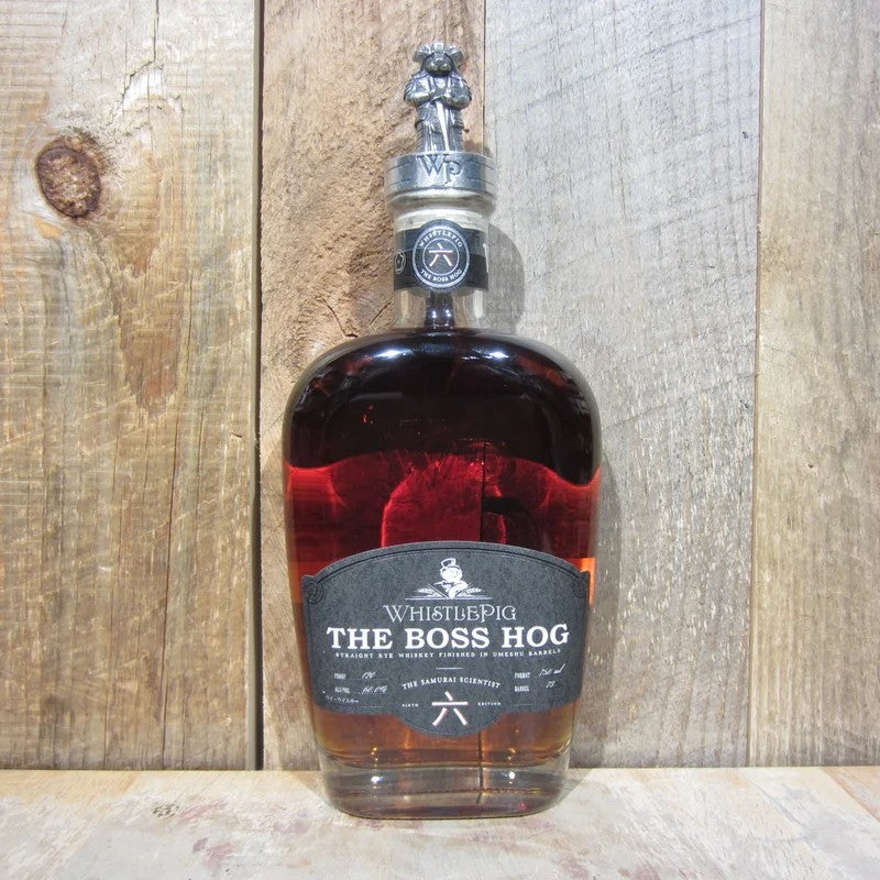 WhistlePigTheBossHogViSamuraiScientistSingleBarrelRye750ml