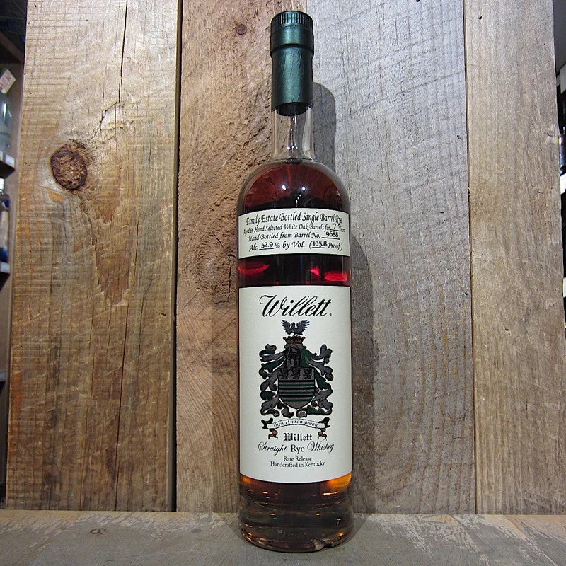 WillettBottledSingleBarrel7yrStraightRyeWhiskey105.8Proof750ml